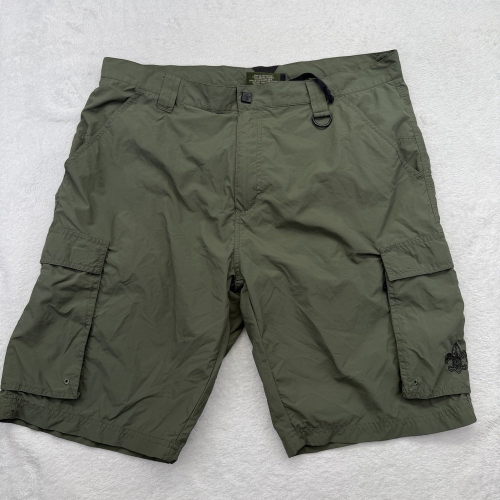 Boy Scouts of America Shorts Mens L Centennial Uniform Cargo Supplex Nylon